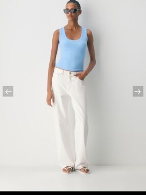 Aritzia Homestretch Rib Vinyl Scoopneck Tank